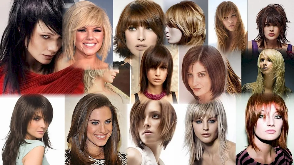 Women's haircuts for medium hair with bangs