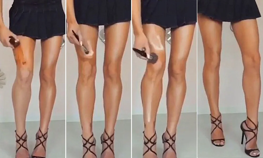 Slim legs