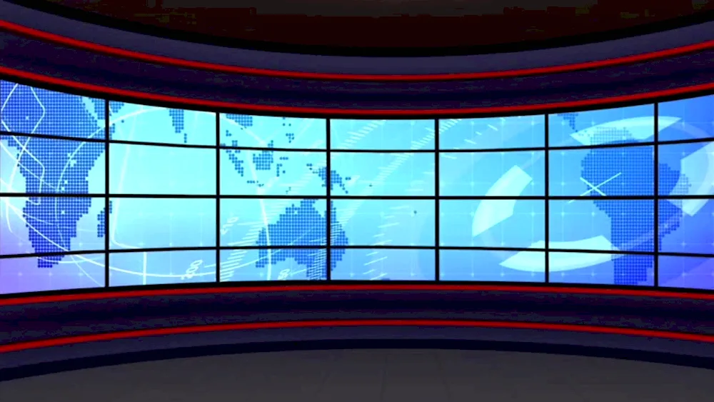 News studio background