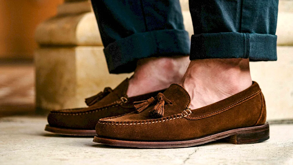 Suede Loafers Santoni