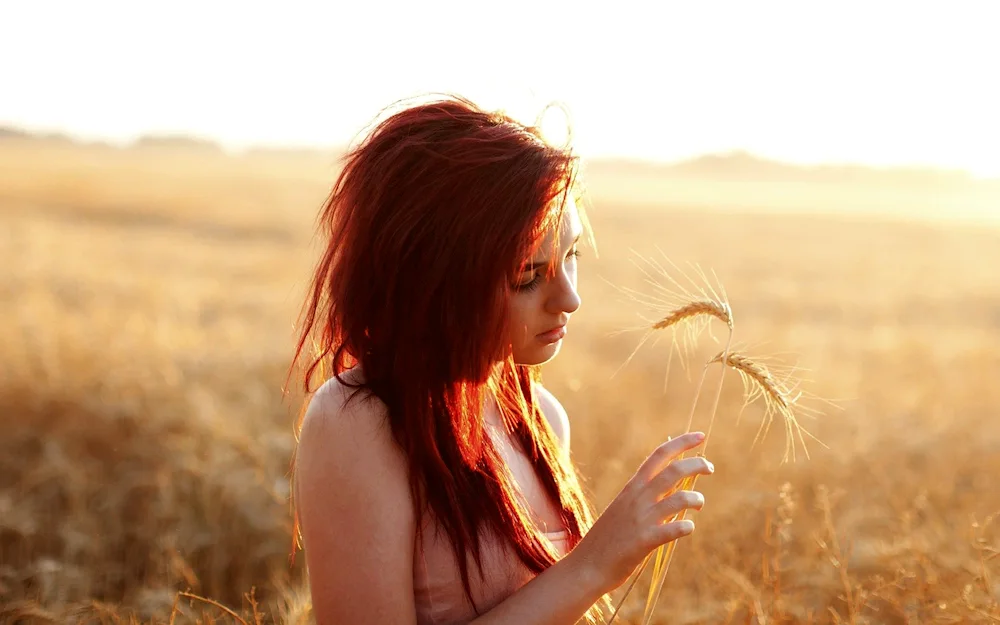 Photoshoot in the field