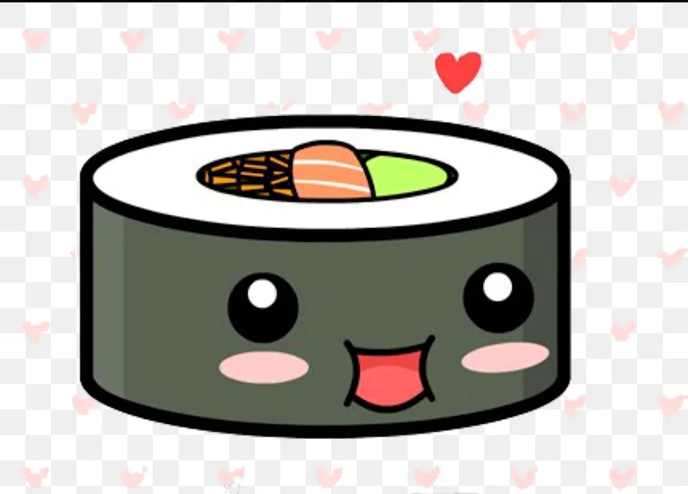Sushi drawing for drawing