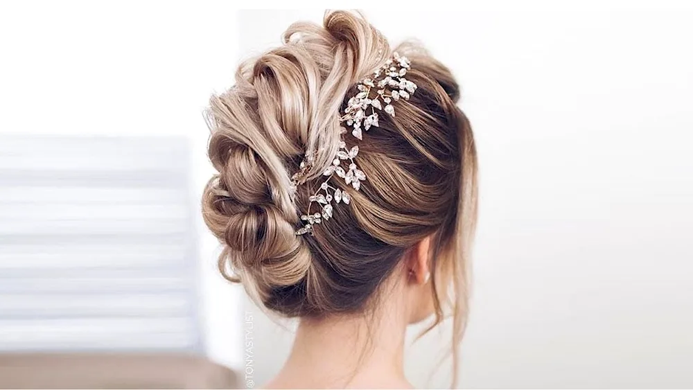 Bun braid hairstyle