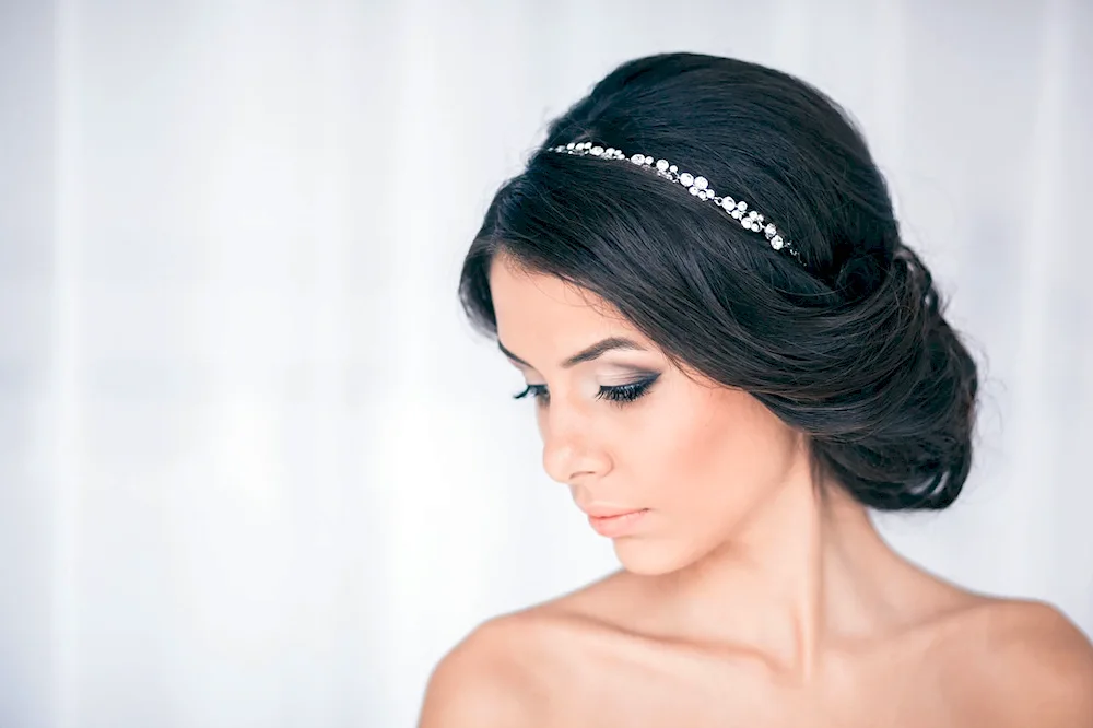 Greek style hairstyle
