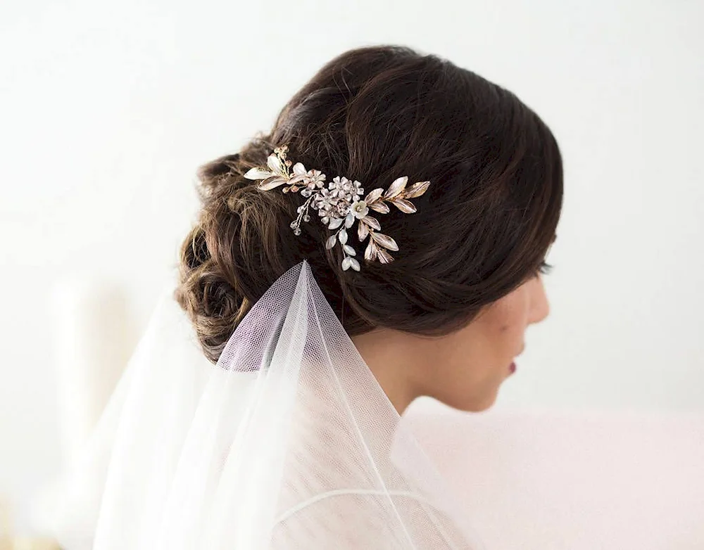 Wedding hairstyles with veil