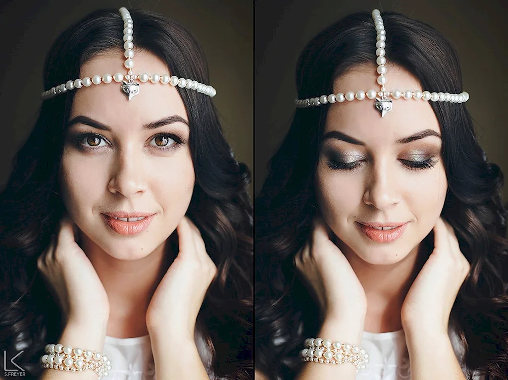 Wedding hairstyles with tika