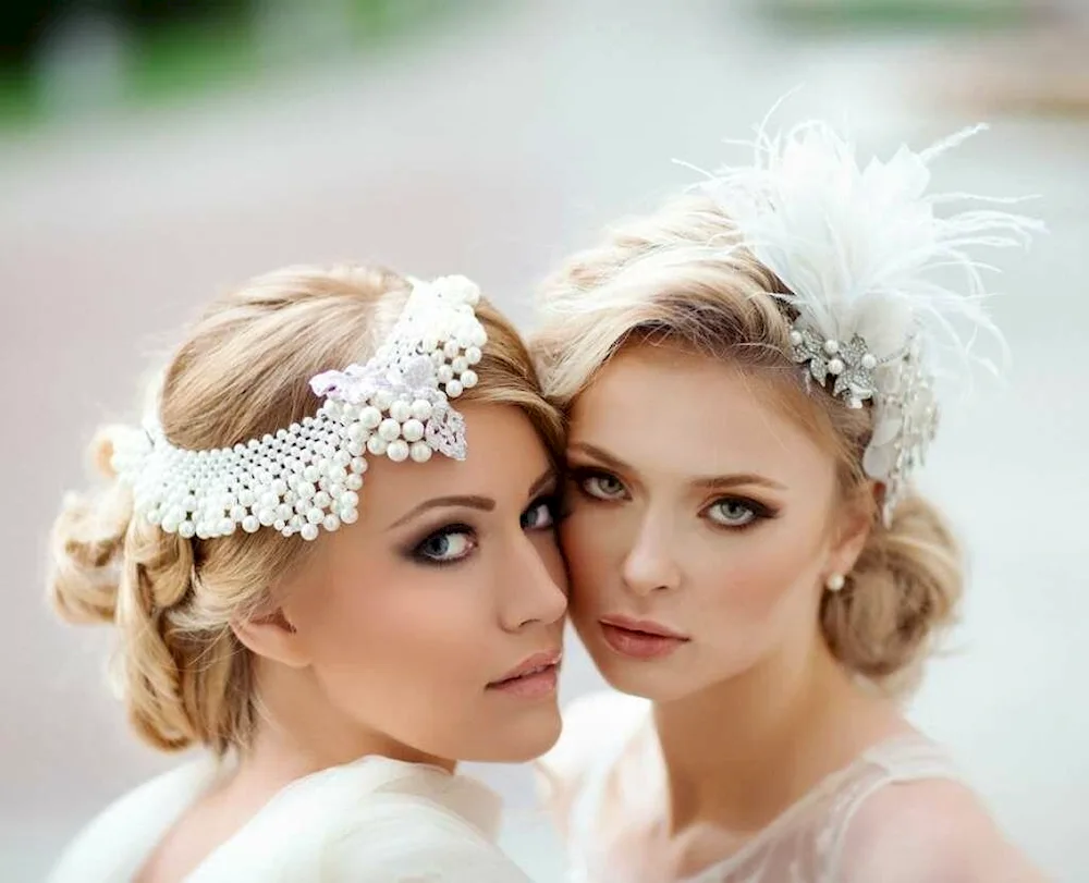 Gatsby style headdress