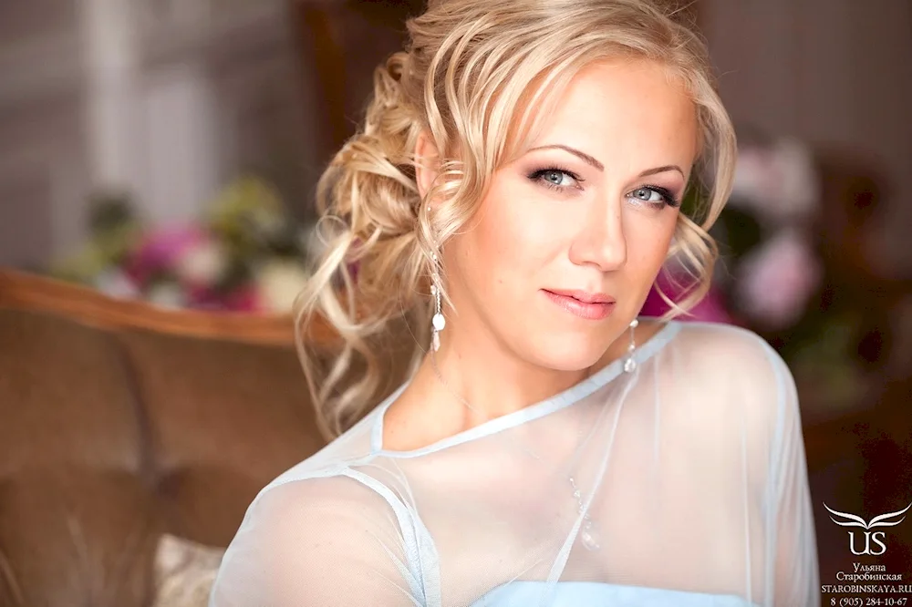 Hair for wedding on medium hair
