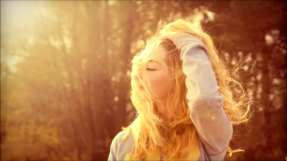Blonde hair