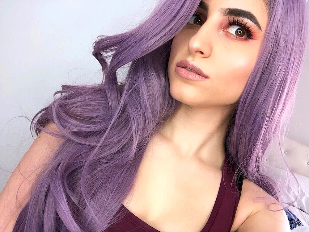 Light purple hair