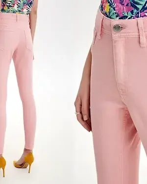 Light pink trousers