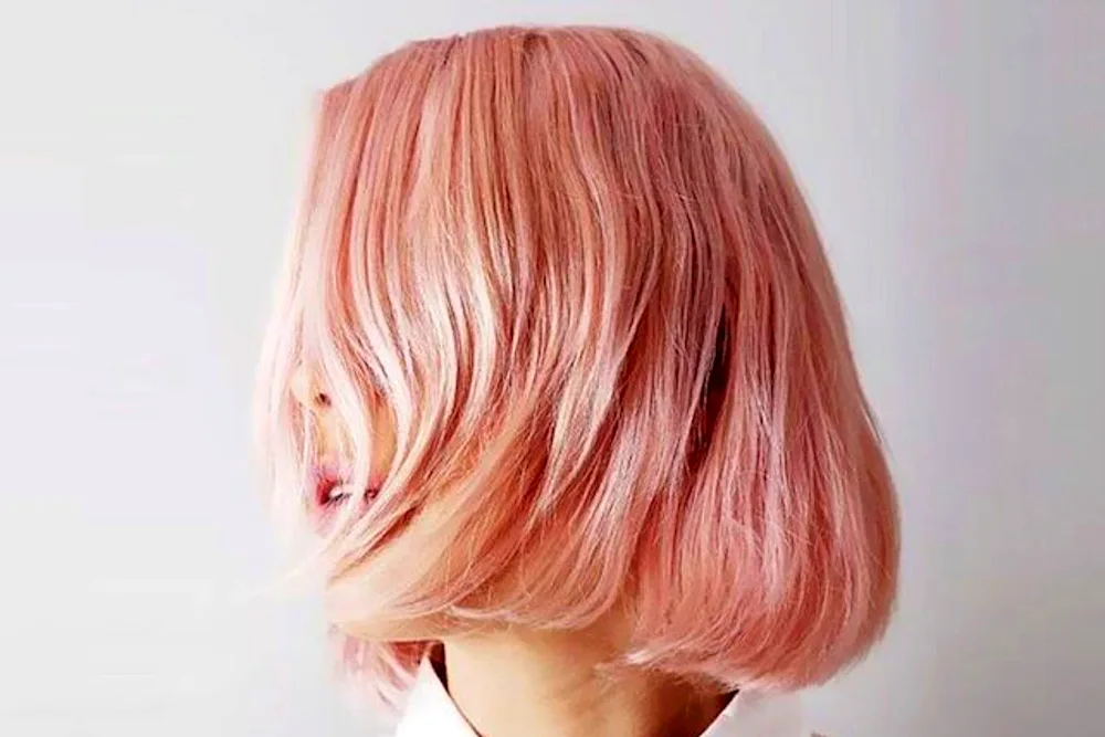 Light pink karee hair