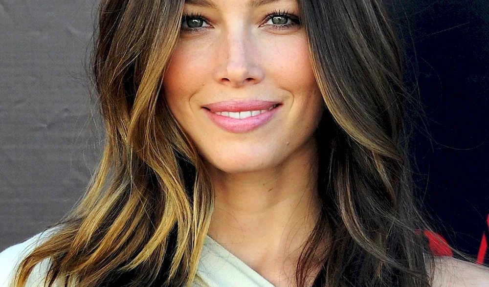 Light strands near the face