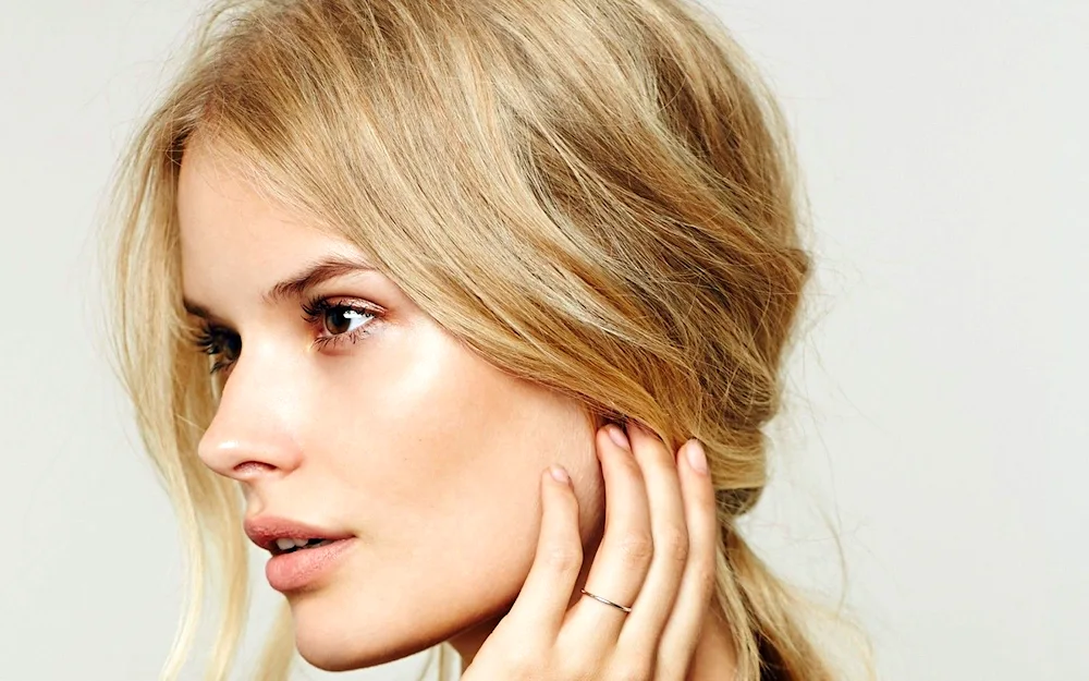 Blonde hair