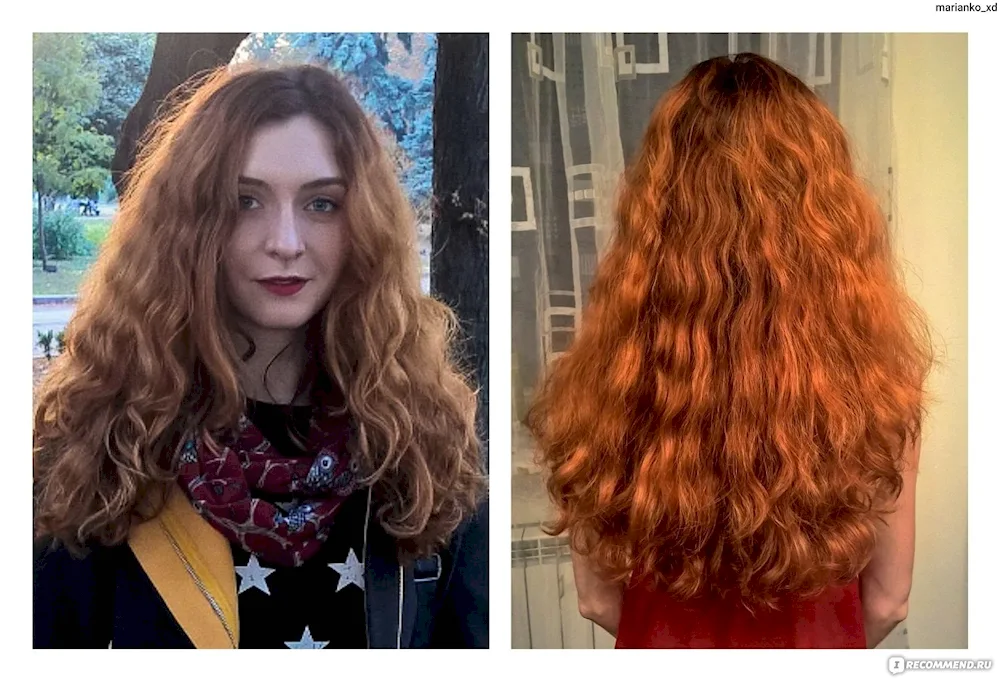 Chemical perm for red hair