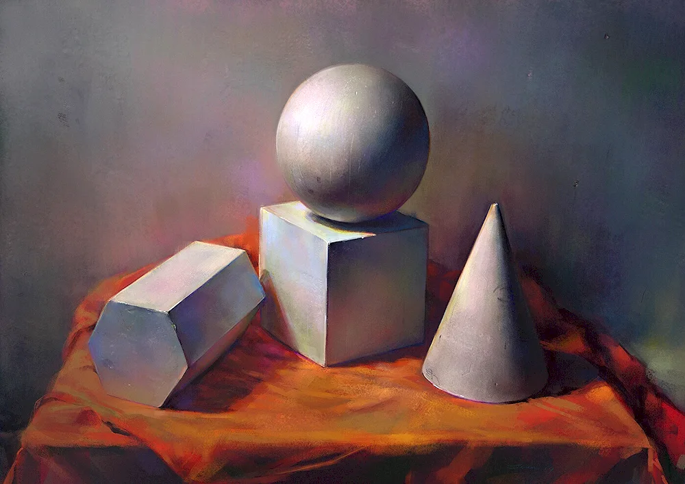 Still life of geometric bodies