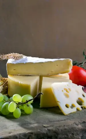 Still life with cheese