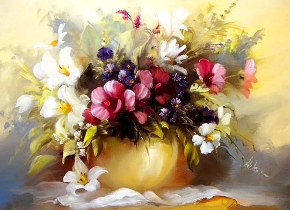 Olga Bazanova artist still life paintings