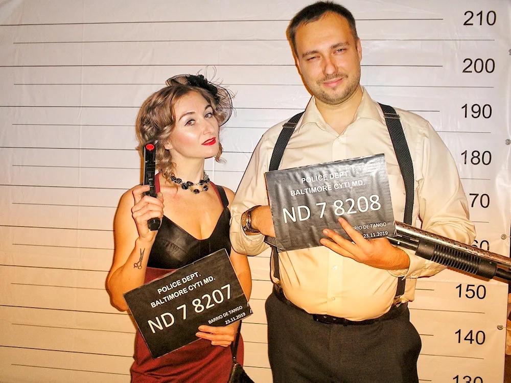 Gangster party style Al Capone Chicago