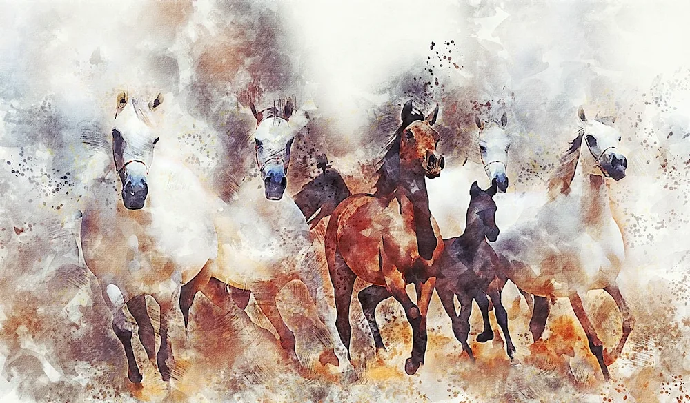Taboon of horses