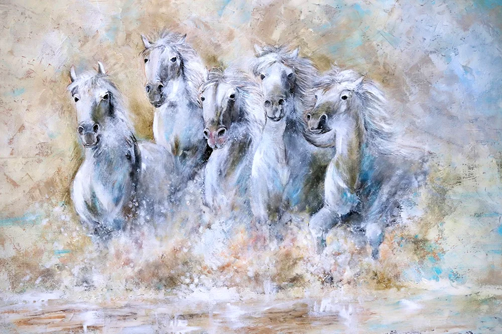 Artist Peter Smith Arabian horses