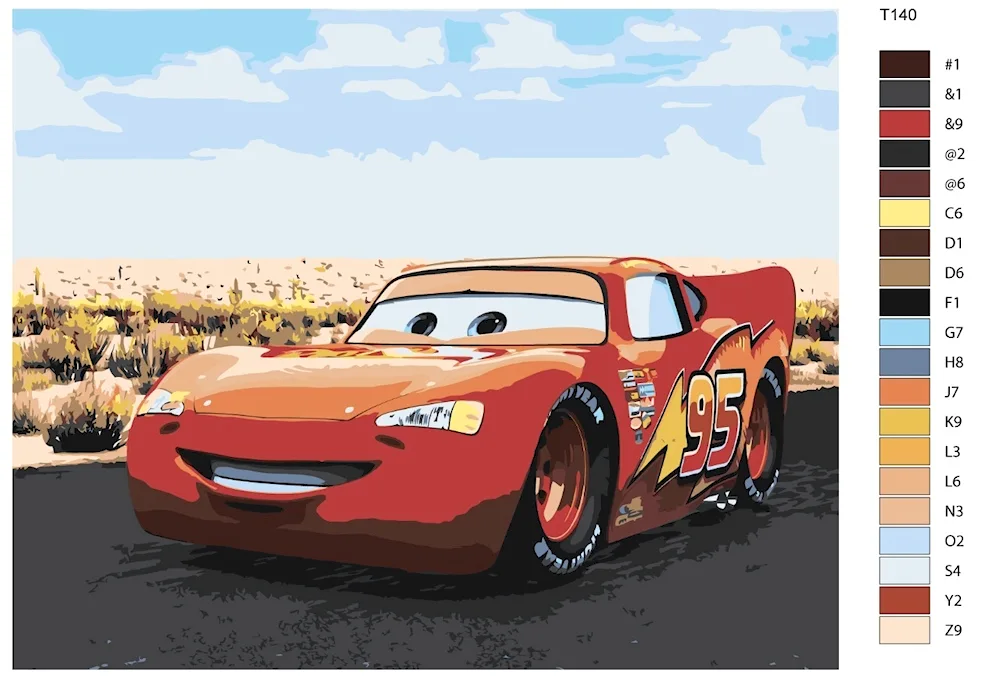 The Cars 2 Lightning McQueen and Mater