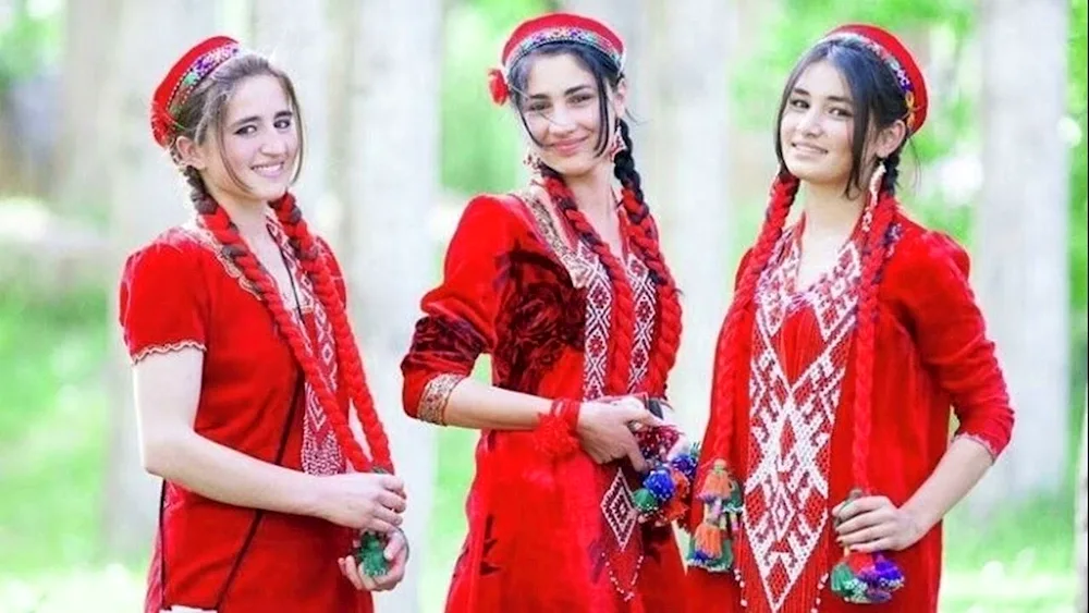 Tajikistan Pamiri national dress