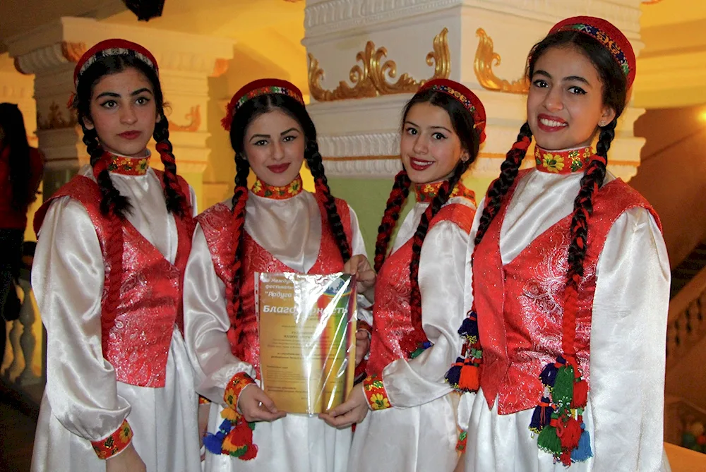 Tajikistan Pamirets National clothing