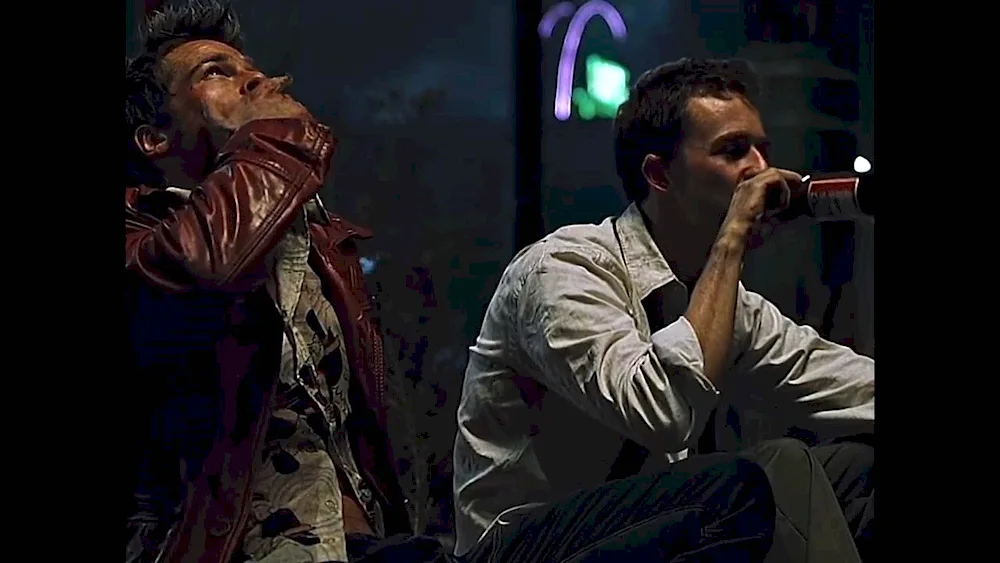 Tyler Durden and Edward Norton