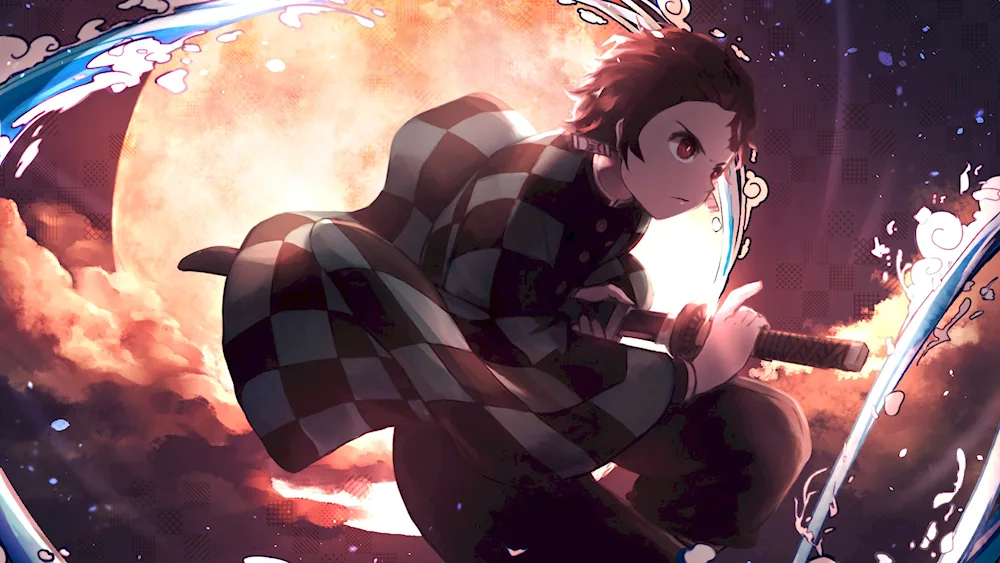 Demon slashing blade Kimetsu