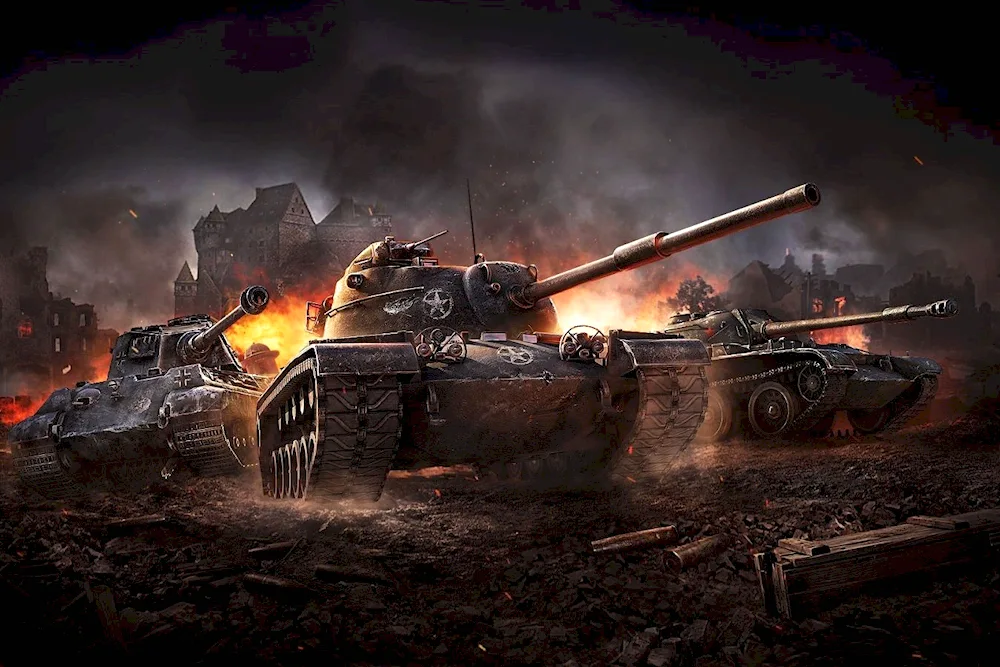 World of Tanks battle