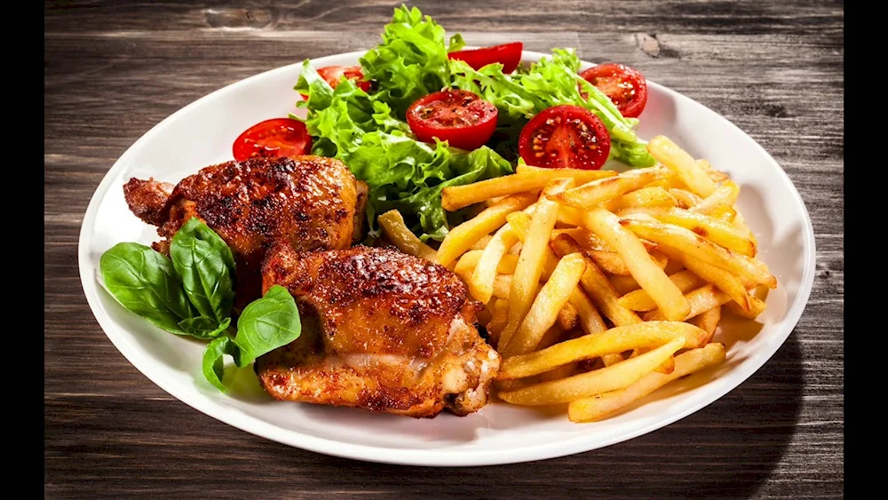 Table with food