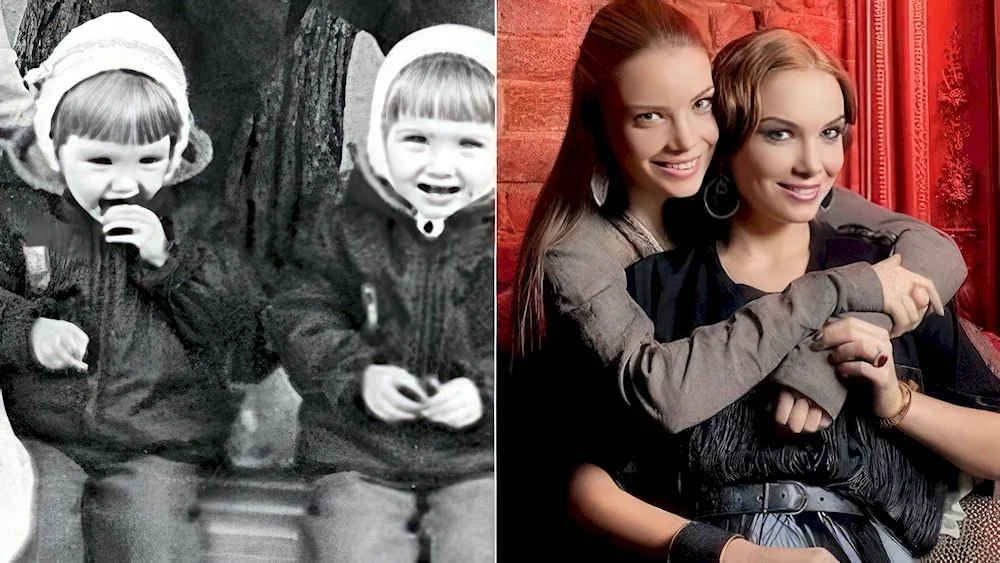 Tatiana and Olga Arntgolts as children