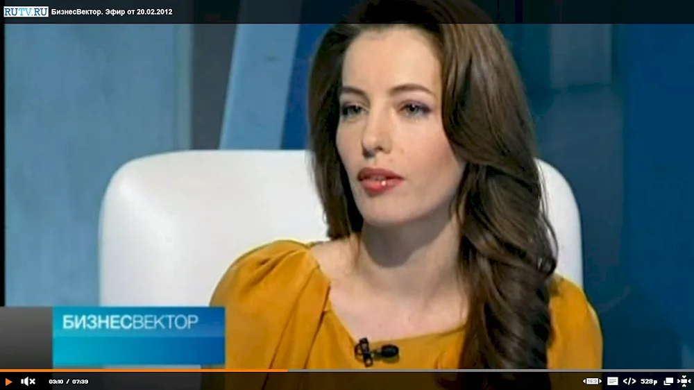 Tatiana Stolyarova Russia 24 presenter 2023