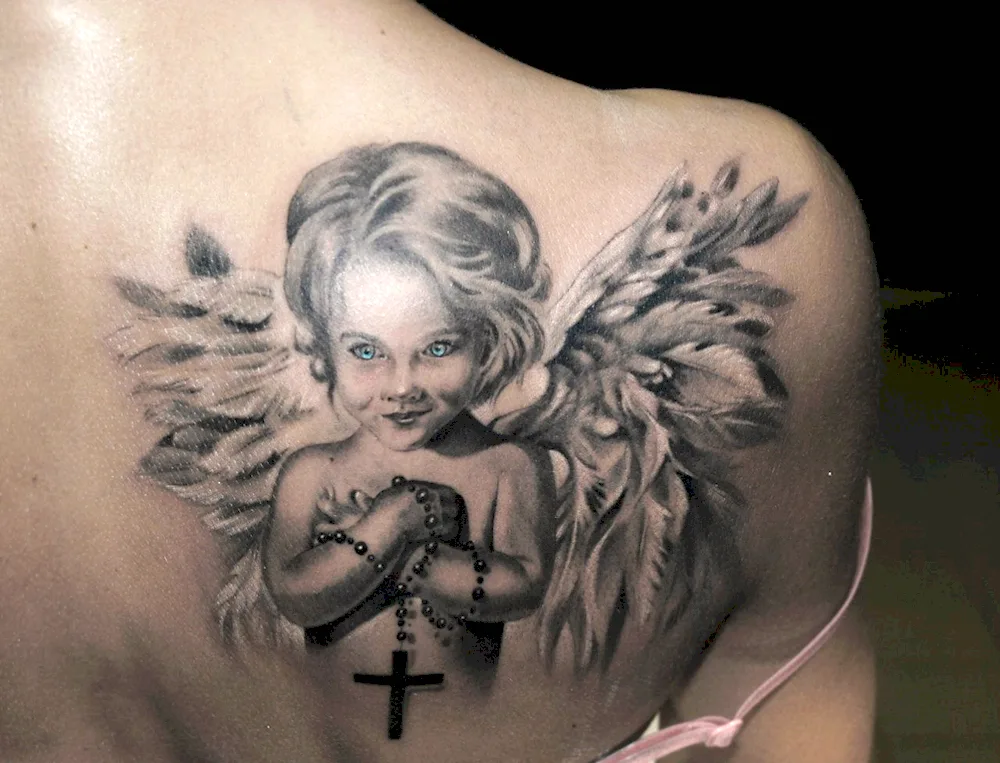 Angel tattoo