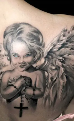 Angel tattoo