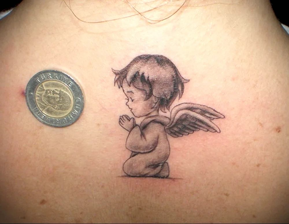 Angel tattoo