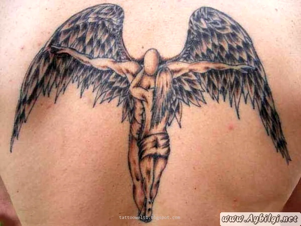 Angel tattoo