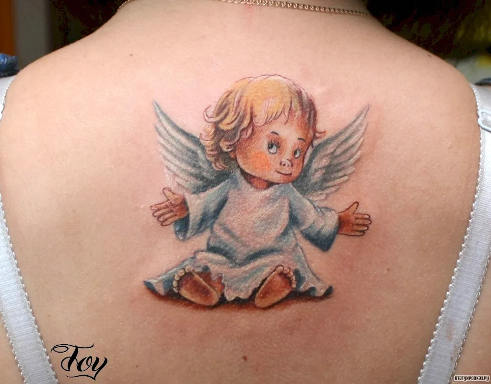 Angel tattoo