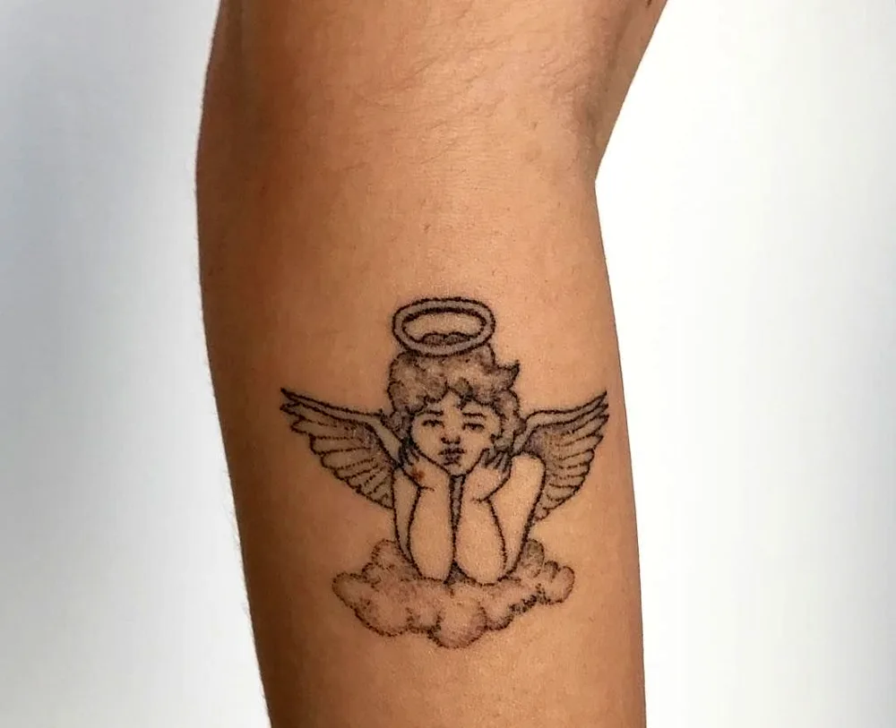 A little angel tattoo