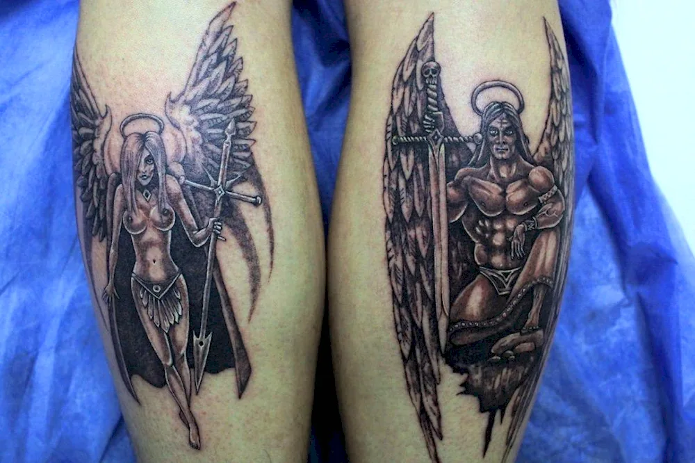 Angel tattoo