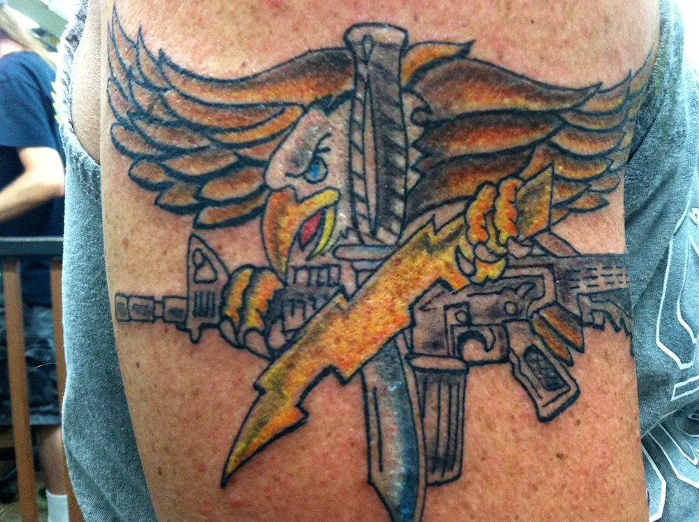 Artilleryman tattoos