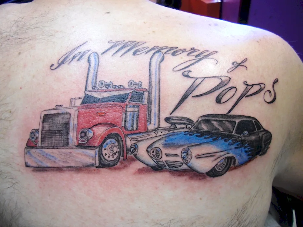 car tattoo