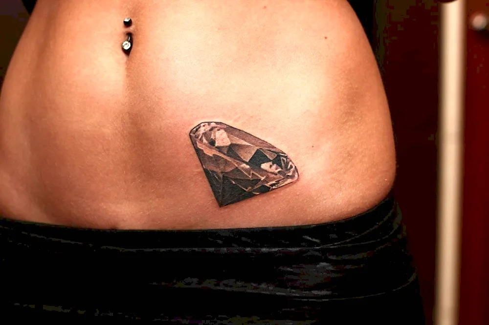 Tattoo on abdomen