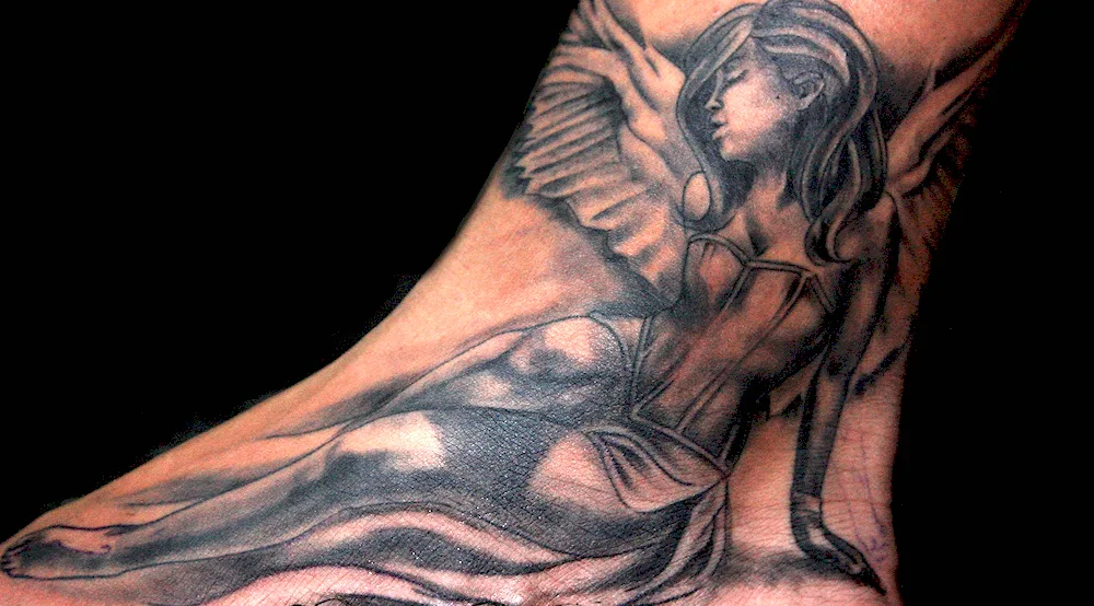 Angel tattoo