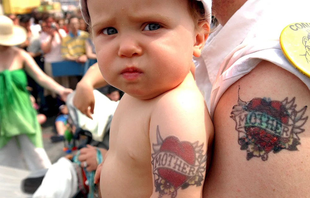 Family tattoos for children