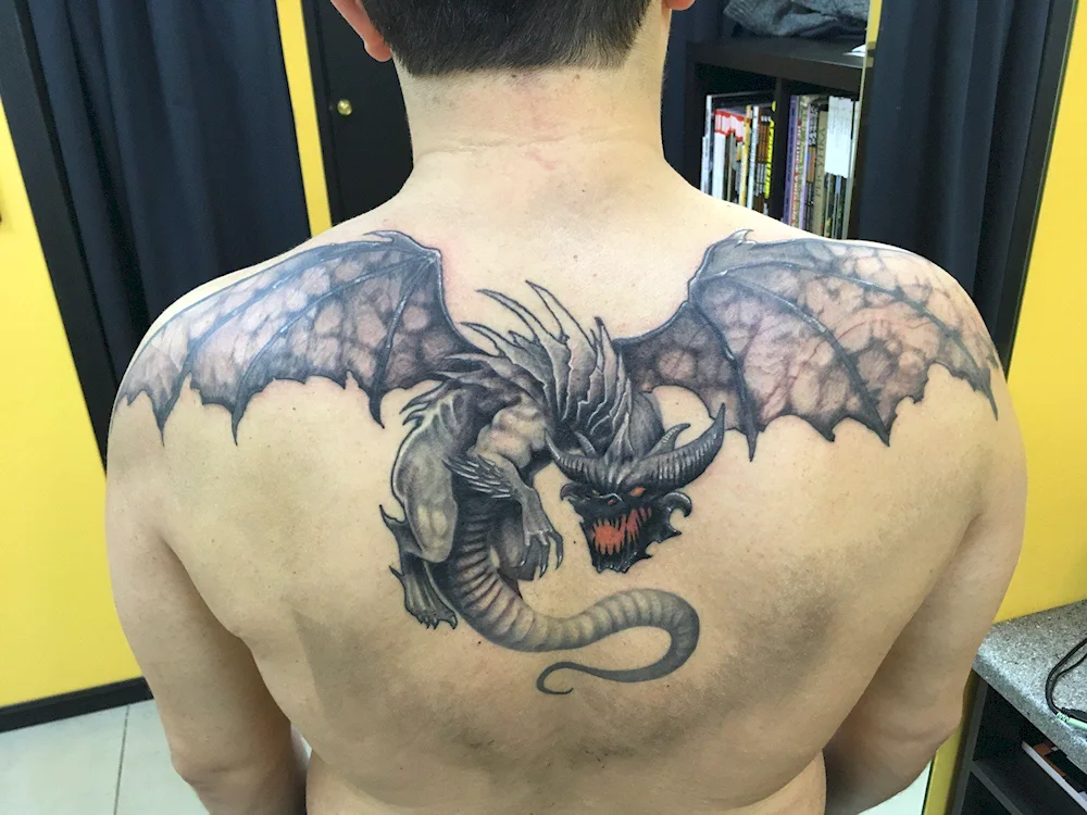 Tattoo on shoulder