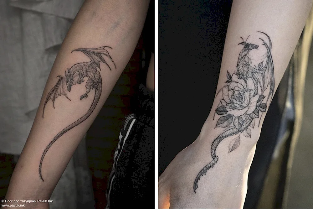 Gentle tattoos for girls