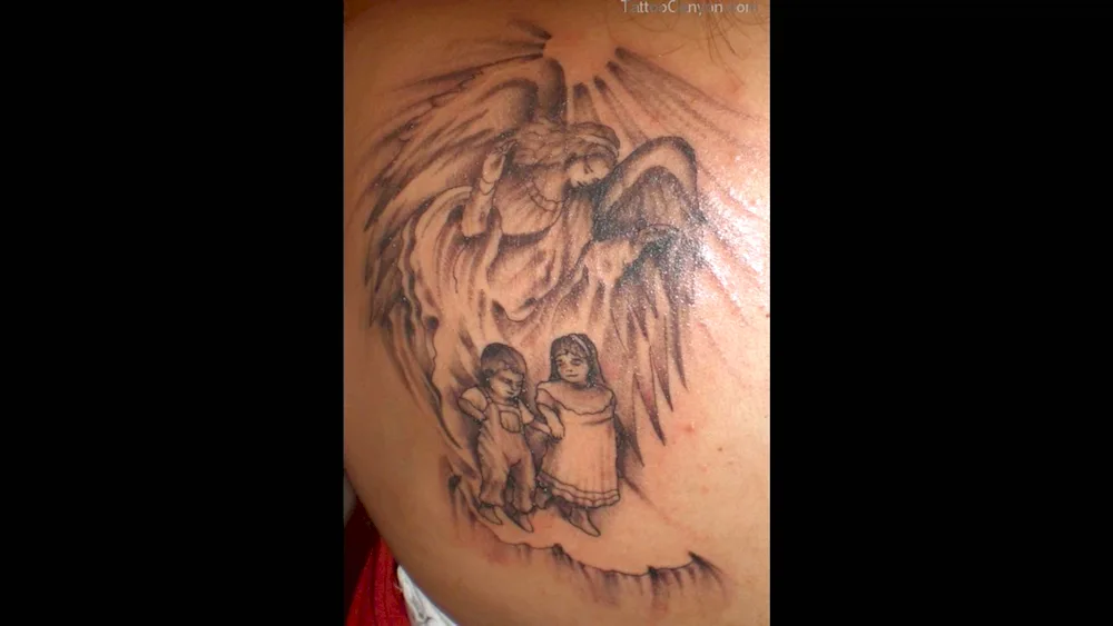 Angel tattoo