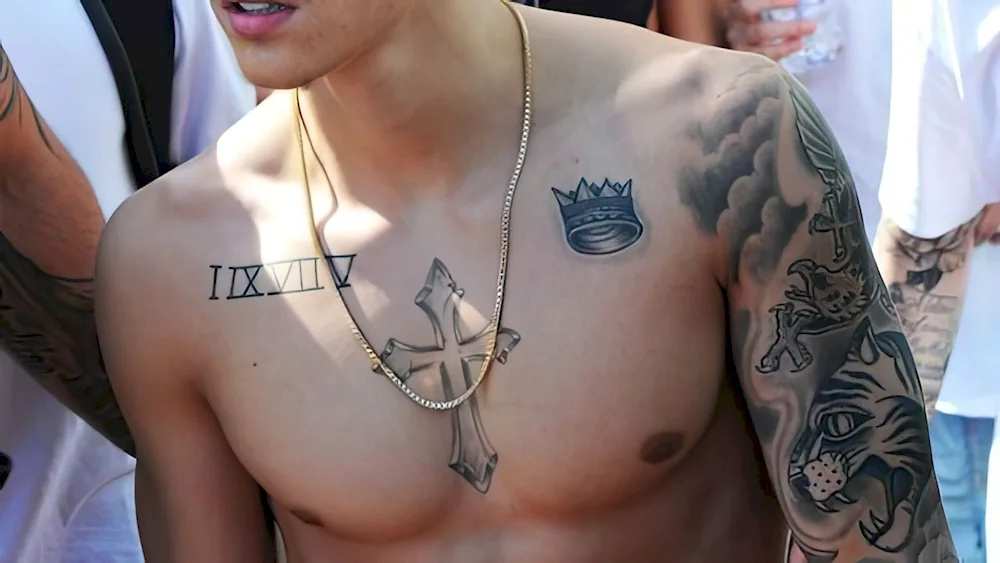 Justin Bieber tattoo